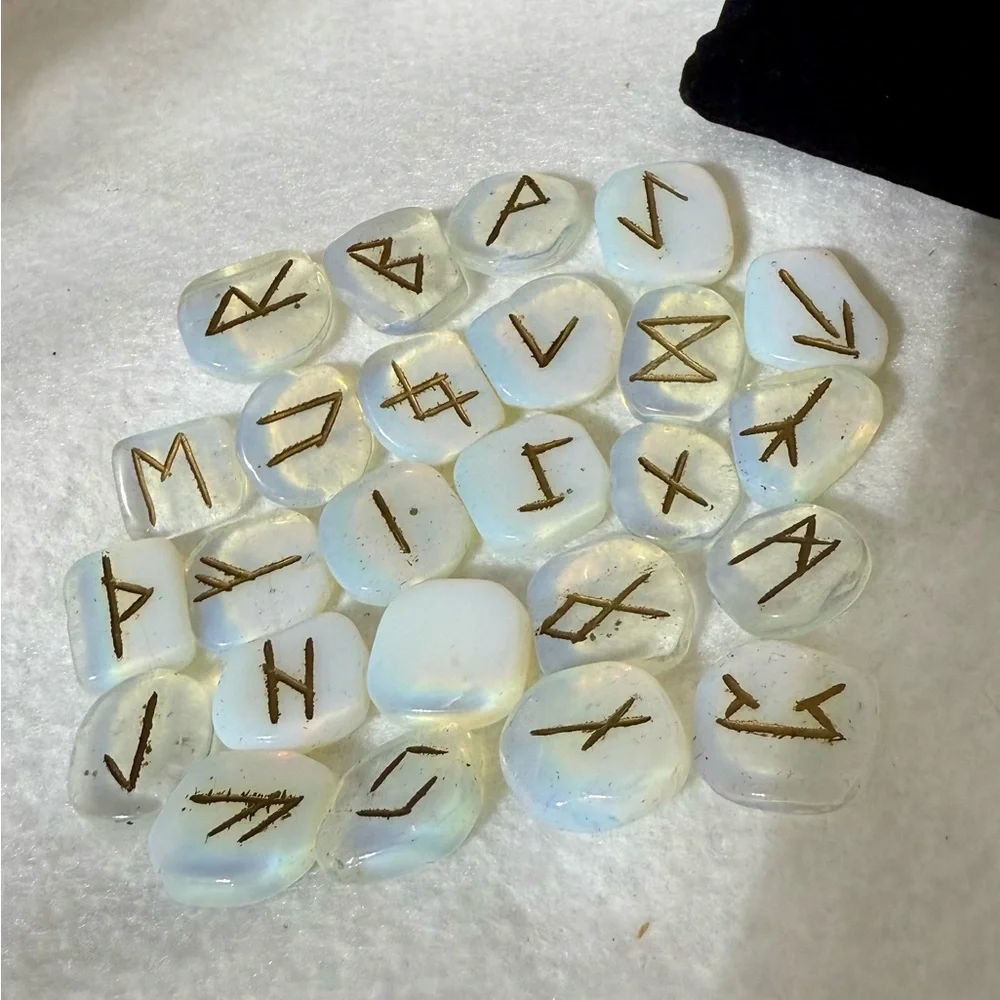 Opalite Rune Set - Picture 2 of 2